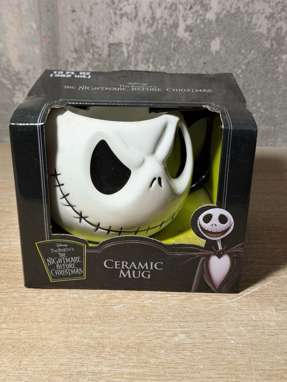 Disney The Nightmare Before Christmas Jack Skellington 19 oz Ceramic Mug